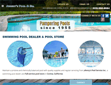 Tablet Screenshot of poolserviceandrepairca.com